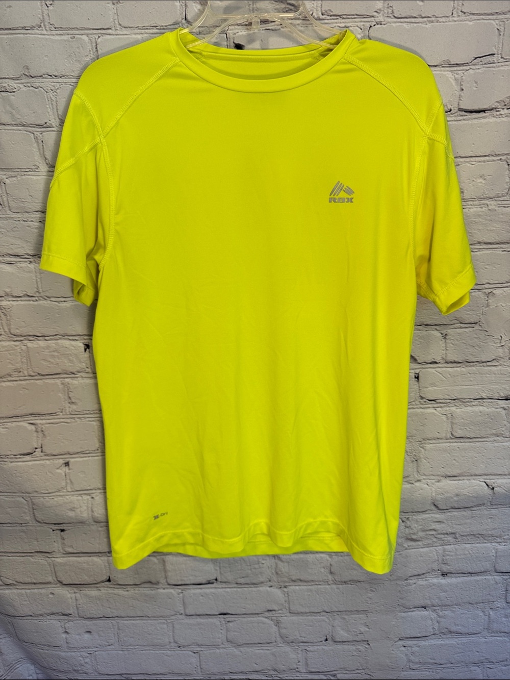 RBX Men’s Medium Neon Yellow DRI- Performance Tee